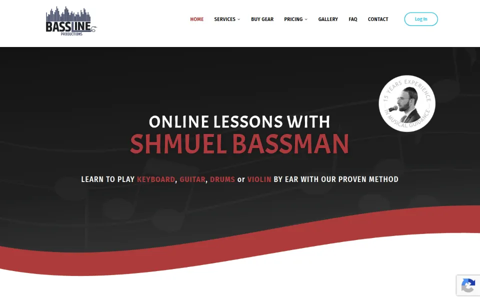 Bassline Productions home page