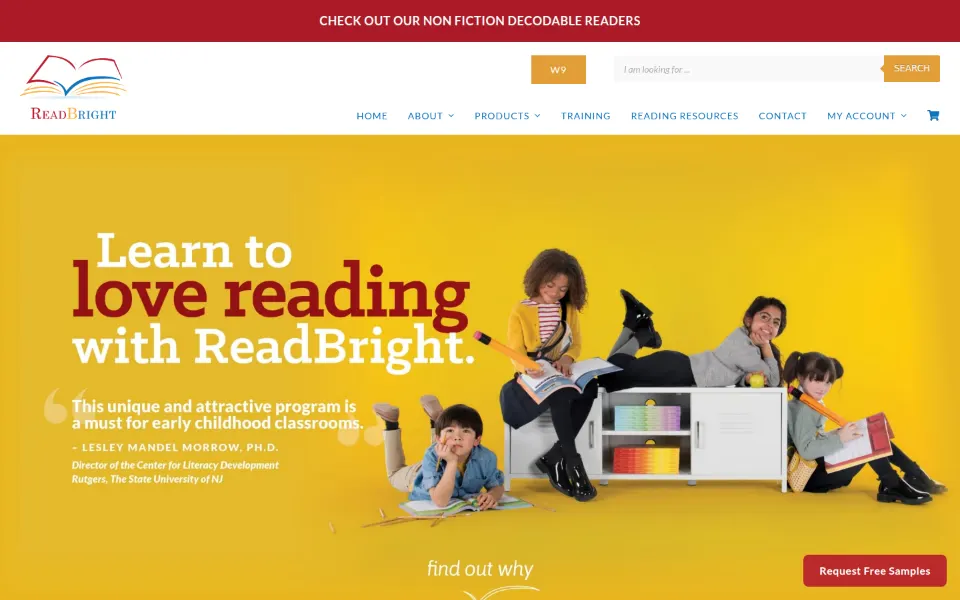 ReadBright home page